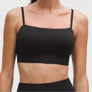 Lululemon Nulu Paisley Yoga Bra-Large B/C Cup-Light Support-BLK-NWT